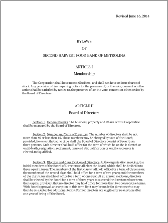 Board By-Laws