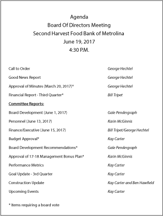 June 19, 2017 Board Packet